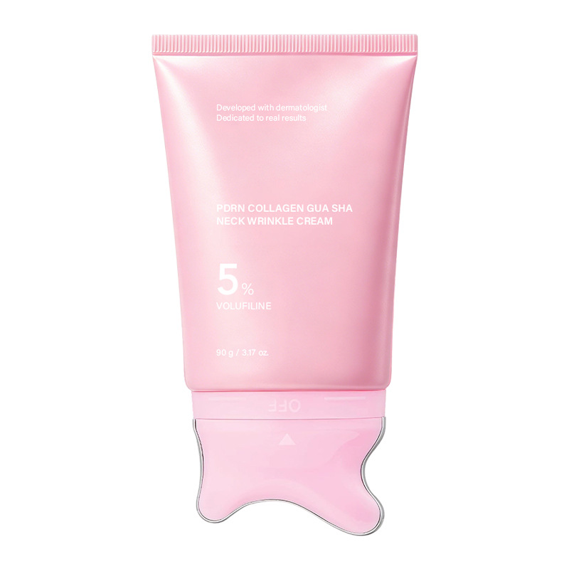 2-in-1 Gua Sha Neck Cream — Collagen Firming Treatment