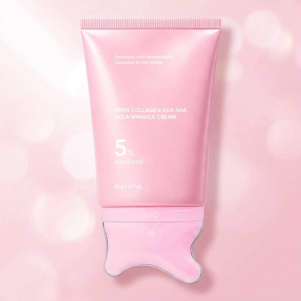 2-in-1 Gua Sha Neck Cream — Collagen Firming Treatment