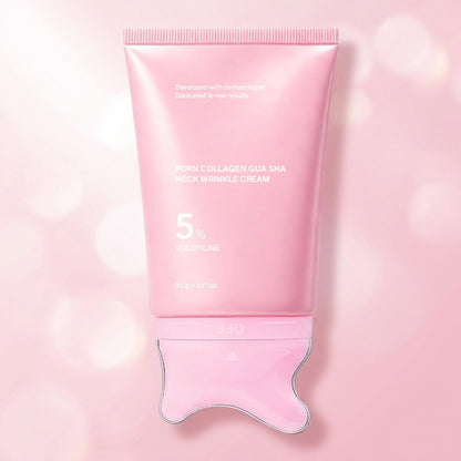 2-in-1 Gua Sha Neck Cream — Collagen Firming Treatment