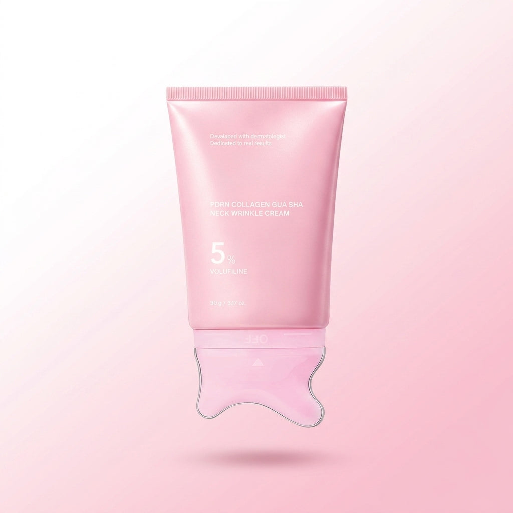 2-in-1 Gua Sha Neck Cream — Collagen Firming Treatment