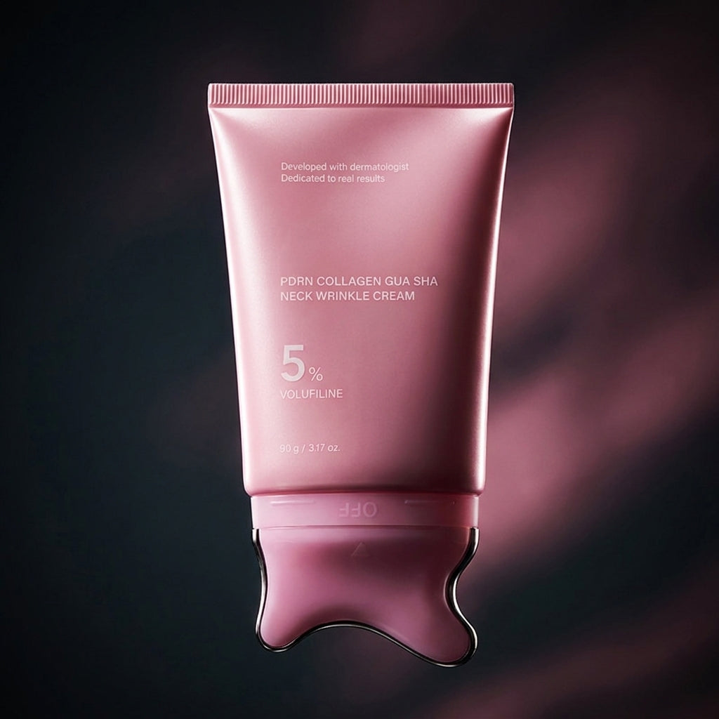 2-in-1 Gua Sha Neck Cream — Collagen Firming Treatment